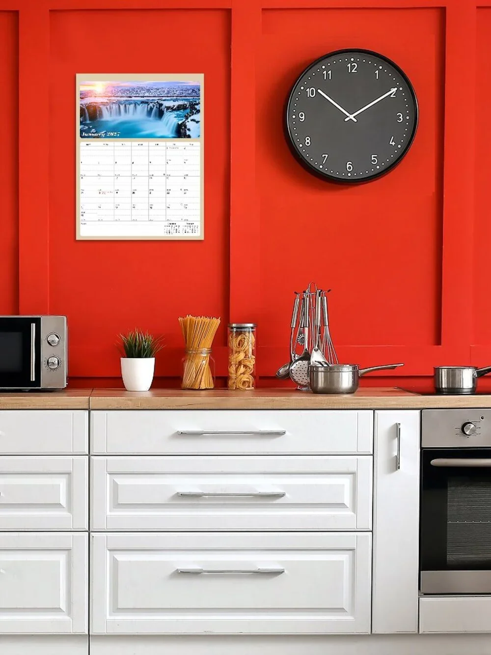2027 Calendar Magnetic Peel & Stick 12 Months 8.5